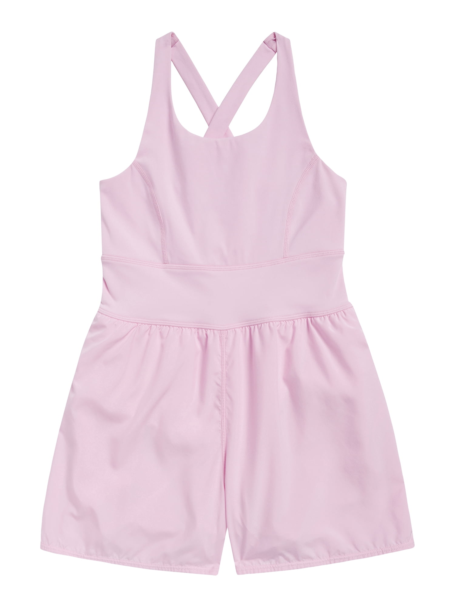 Athletic Works Girl's Strappy Romper, Sizes 4-18