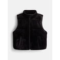 thumbnail image 1 of Athletic Works Girls Velour Corded Puffer Vest, Midweight, Sizes 4-18, 1 of 4