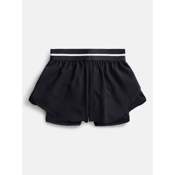 Athletic Works Girls Active 2 In 1 Shorts, Sizes 4-18 & Plus