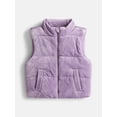 thumbnail image 1 of Athletic Works Girls Active Corded Puffer Vest, Sizes 4-18, 1 of 3