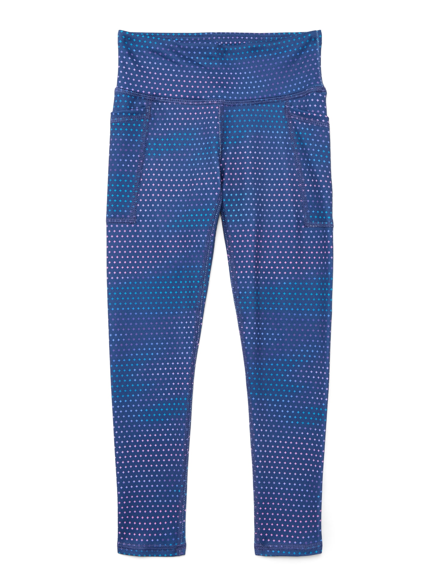 Athletic Works Girls Active Leggings with UPF 30, Sizes 4-18 & Plus