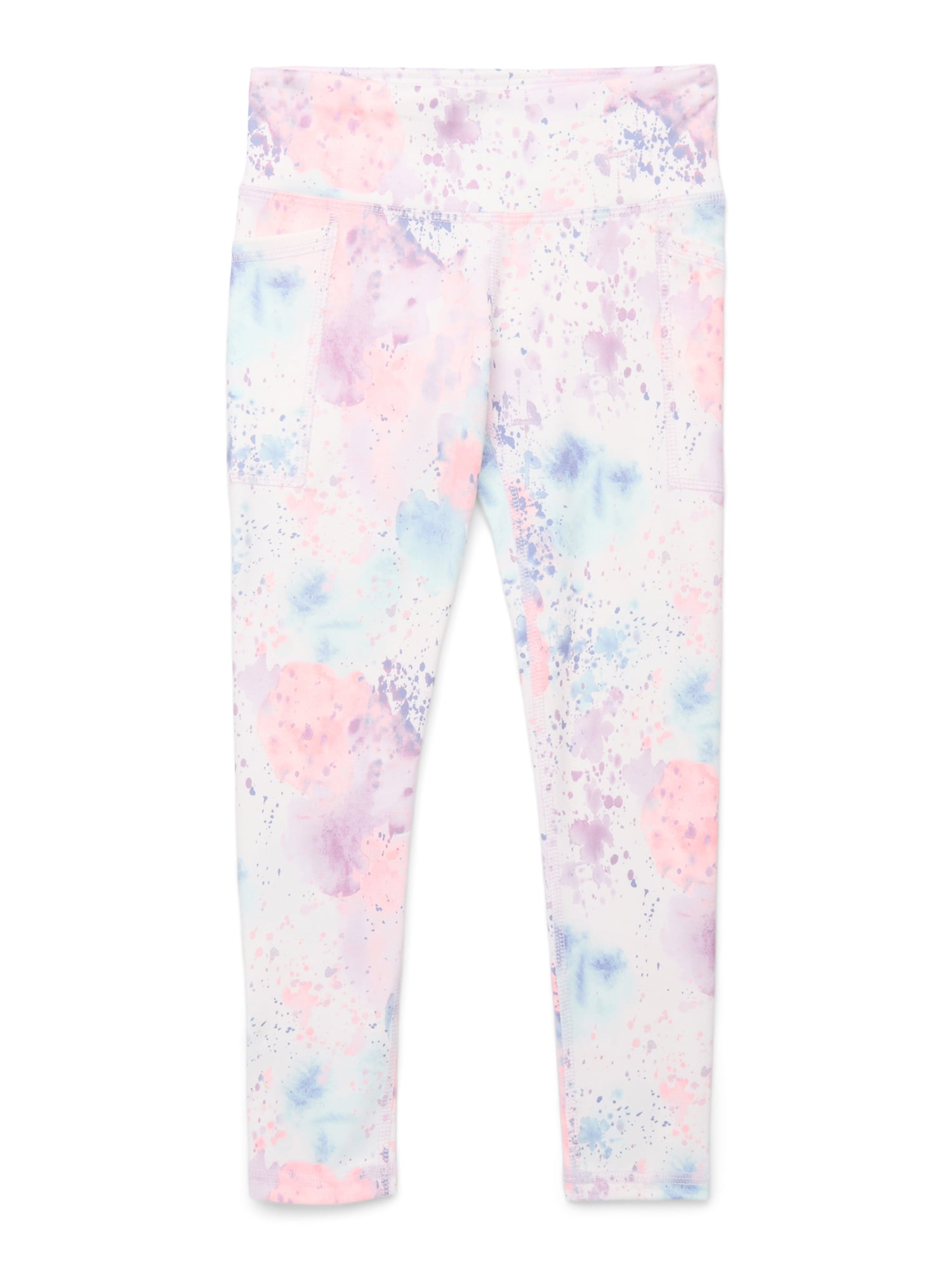 Athletic Works Girls Active Leggings with UPF 30, Sizes 4-18 & Plus