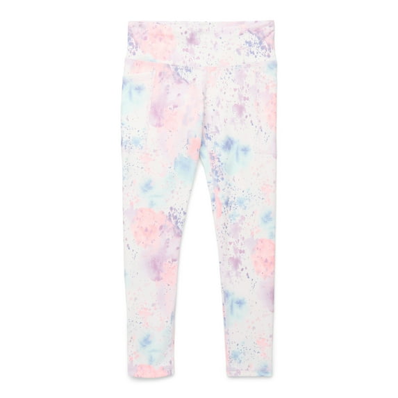 Athletic Works Girls Active Leggings with UPF 30, Sizes 4-18 & Plus