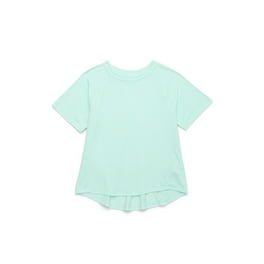 Wonder Nation Girls Happy Days Short Sleeve Graphic T-Shirt