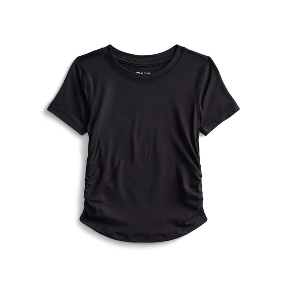 Athletic Works Girls Active Fashion Tee with Short Sleeves, Sizes 4-18 & Plus