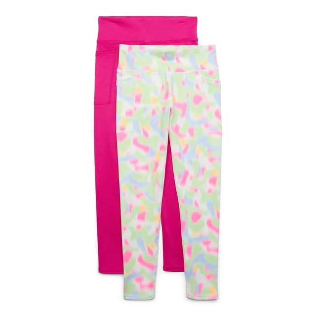 Muddy Girl Yoga Pants SILVERCELL Packs Girls Athletic Leggings - Main Image