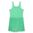 thumbnail image 1 of Athletic Works Girls Active Pleat Dress with Built-In Shorts, Sizes 4-18, 1 of 4