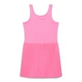 thumbnail image 1 of Athletic Works Girls Active Pleat Dress with Built-In Shorts, Sizes 4-18, 1 of 3