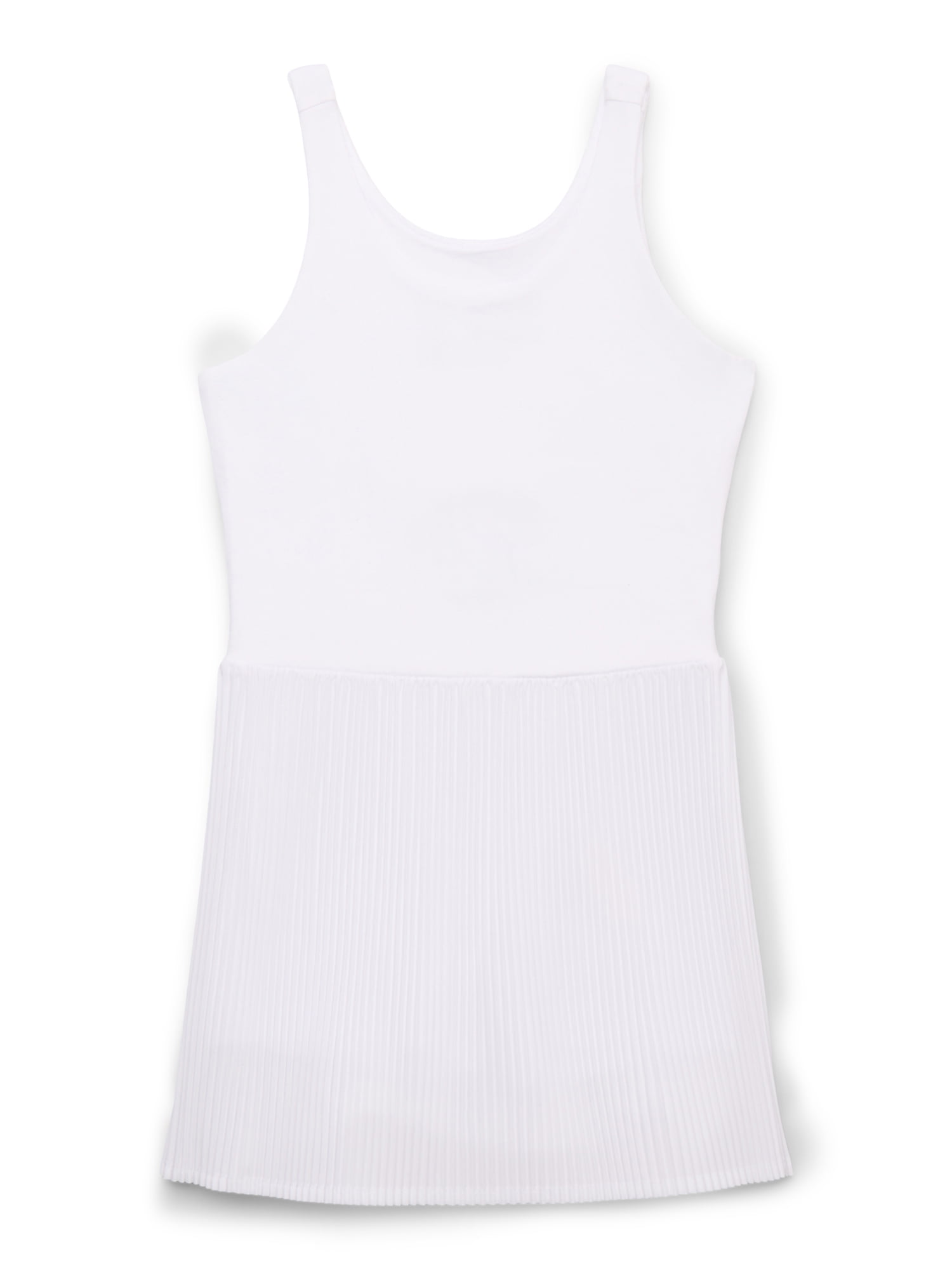 Athletic Works Girls Active Pleat Dress with Built-In Shorts, Sizes 4-18