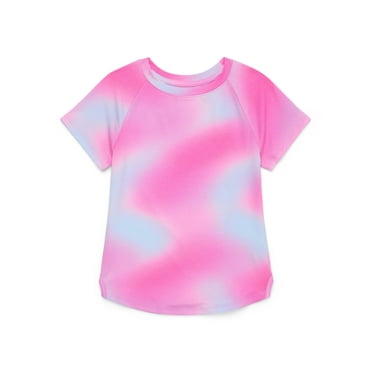 Athletic Works Girl's Active Short Sleeve Tee, Sizes 4-18 & Plus