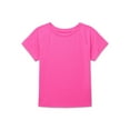 thumbnail image 1 of Athletic Works Girls Active Tee with Short Sleeves, Sizes 4-18 & Plus, 1 of 3