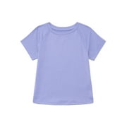 Athletic Works Girls Active Tee with Short Sleeves, Sizes 4-18 & Plus