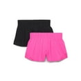 thumbnail image 1 of Athletic Works Girls Athletic Run Shorts, 2-Pack, Sizes 4-18 & Plus, 1 of 3