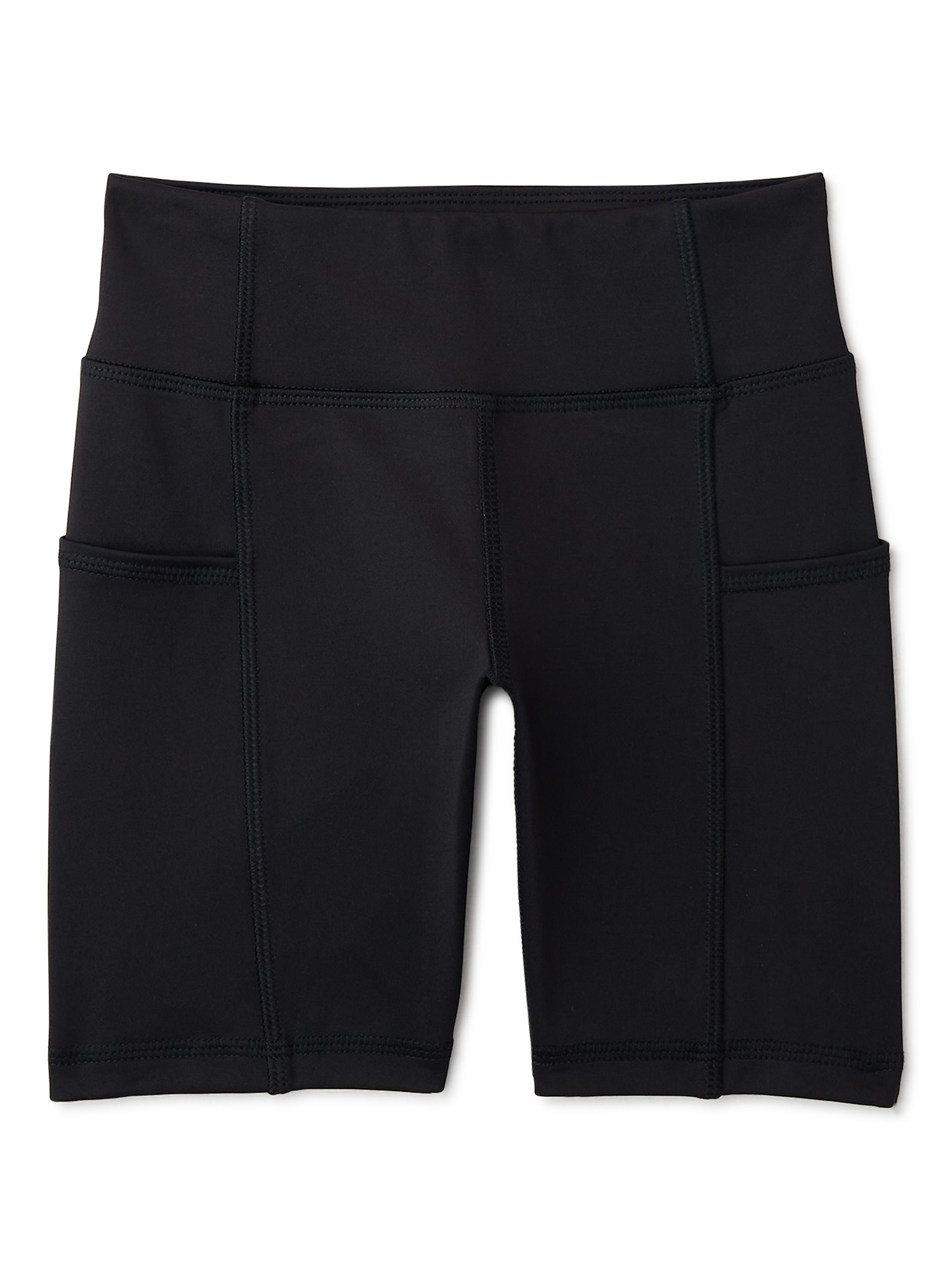 Athletic Works Girls Bike Shorts, Sizes 418 & Plus