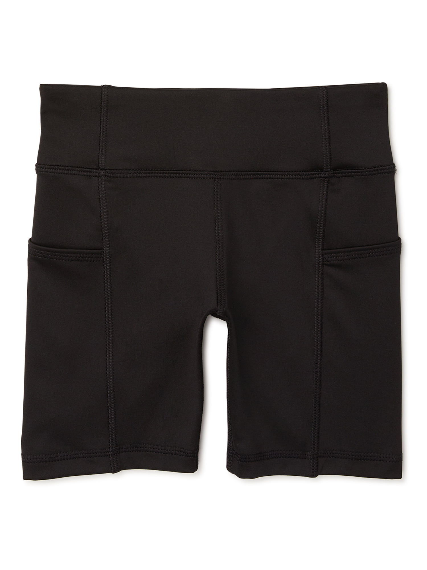 Athletic Works Girls Bike Shorts, Sizes 418 & Plus