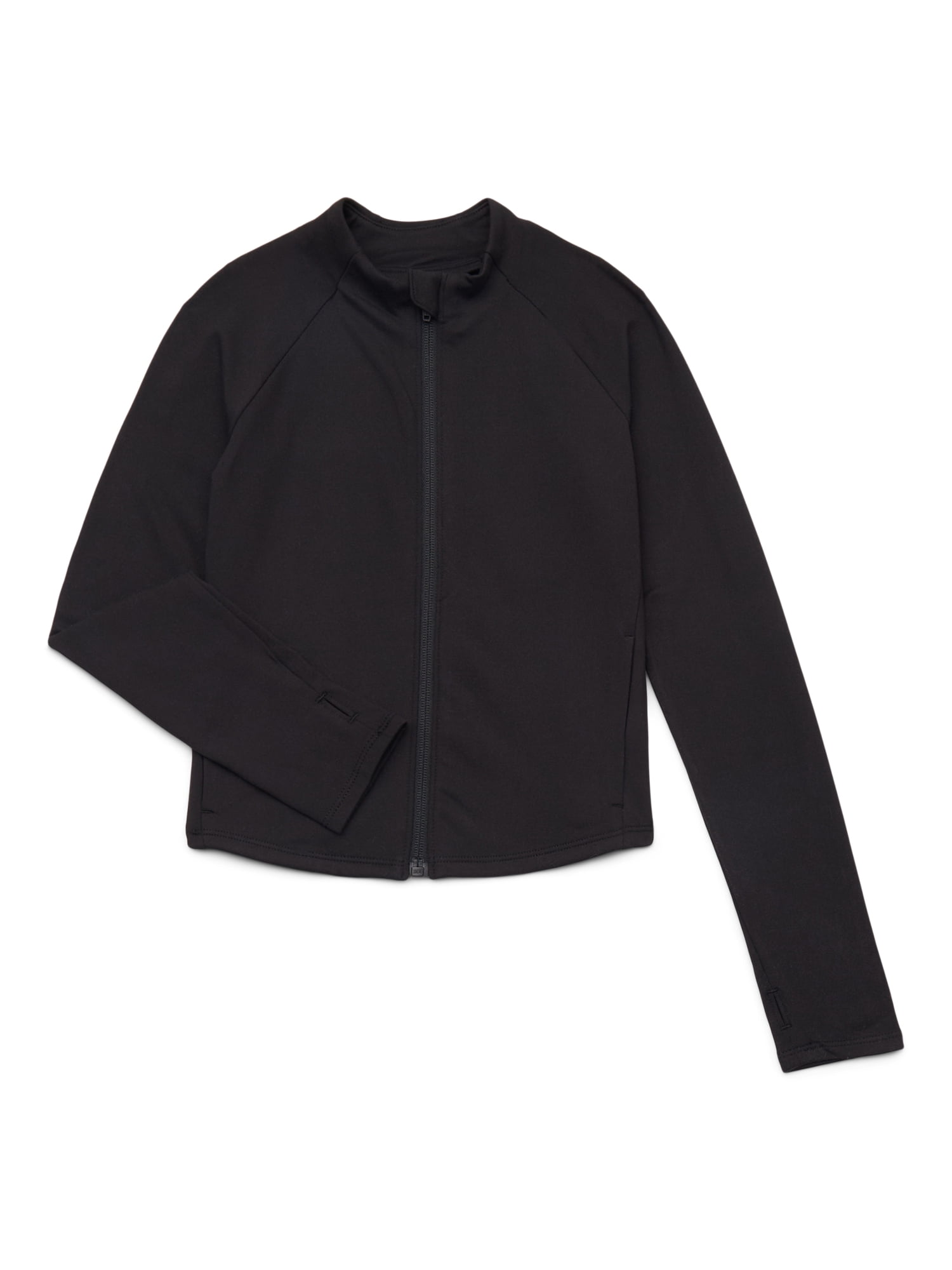 Athletic Works Girls ButterCore Full Zip Jacket, Sizes 4-18