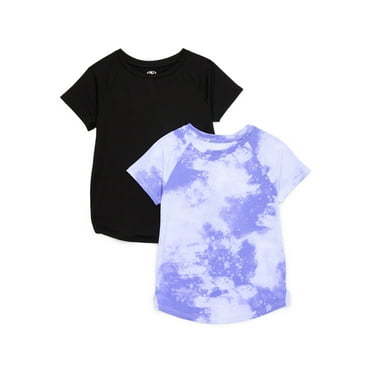 Athletic Works Girls Core T-Shirt, 2-Pack, Sizes 4-18 & Plus