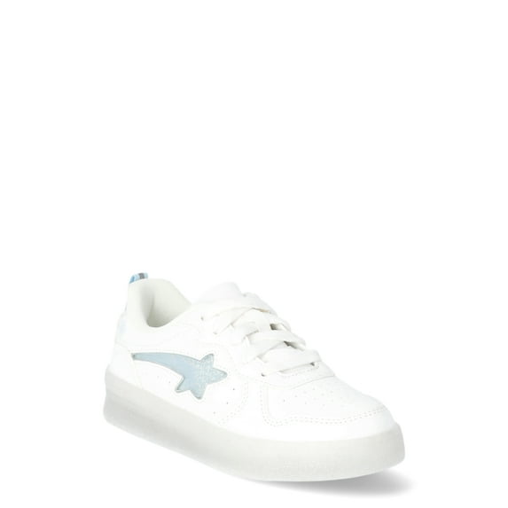 Athletic Works Girls Court Light-Up Sneakers with On/Off Power Button