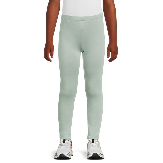 Athletic Works Girls Cozy Leggings, Sizes 4-18 & Plus