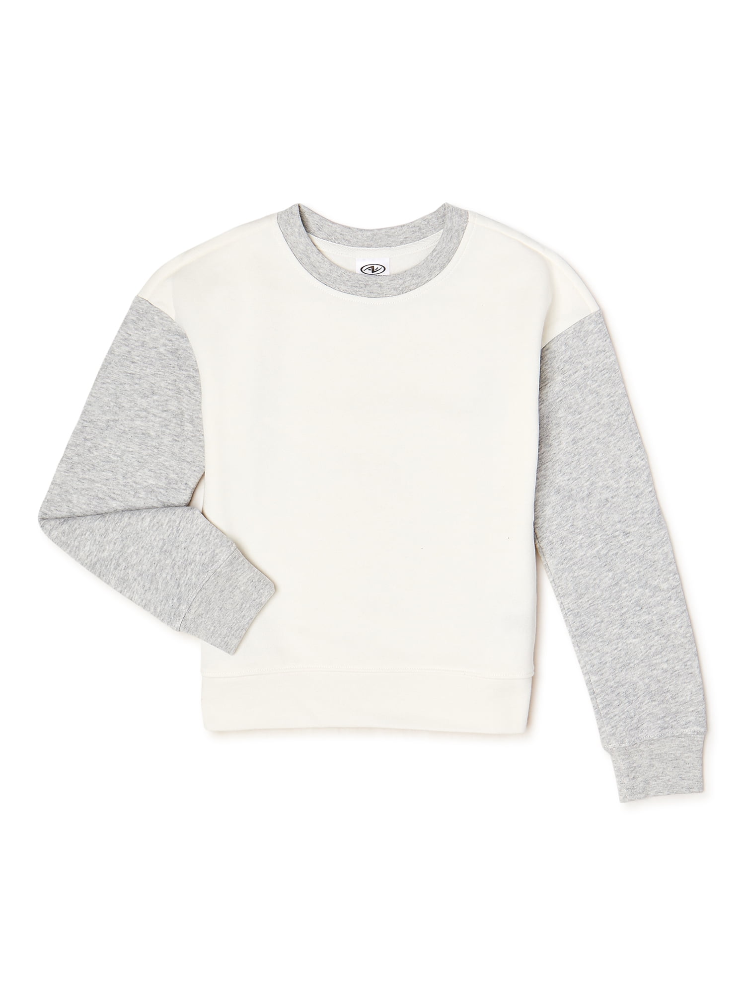 Athletic Works Women's and Women's Plus Fleece Crewneck Sweatshirt
