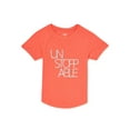 thumbnail image 1 of Athletic Works Girls Graphic Short Sleeve T-Shirt, Sizes 4-18 & Plus, 1 of 3