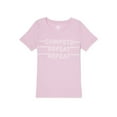 thumbnail image 1 of Athletic Works Girls' Graphic T-Shirt with Short Sleeves, Sizes 4-18 & Plus, 1 of 3