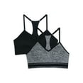 thumbnail image 1 of Athletic Works Girls Keyhole Seamless Bra, 2-Pack, Sizes S-2XL, 1 of 5