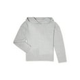 thumbnail image 1 of Athletic Works Girls Long Sleeve Hooded T-Shirt, Sizes 4-18 & Plus, 1 of 3