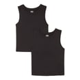 thumbnail image 1 of Athletic Works Girls Muscle Tank Top, 2-Pack, Sizes 4-18 & Plus, 1 of 3