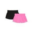 thumbnail image 1 of Athletic Works Girls Athletic Run Shorts, 2-Pack, Sizes 4-18 & Plus, 1 of 3