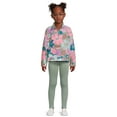 thumbnail image 1 of Athletic Works Girls Pullover and Cozy Legging 2-Piece Outfit Set, Sizes 4-18 & Plus, 1 of 5