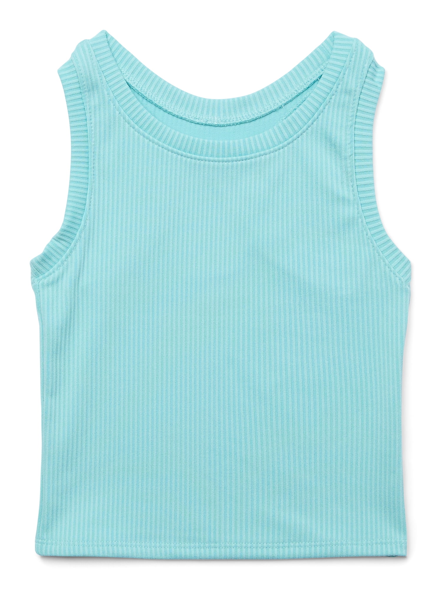Athletic Works Girls Ribbed Tank Top, Sizes 4-18 - Walmart.com