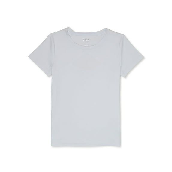 Athletic Works Girls Short Sleeve Active Cutout Tee, Sizes 4-18 & Plus