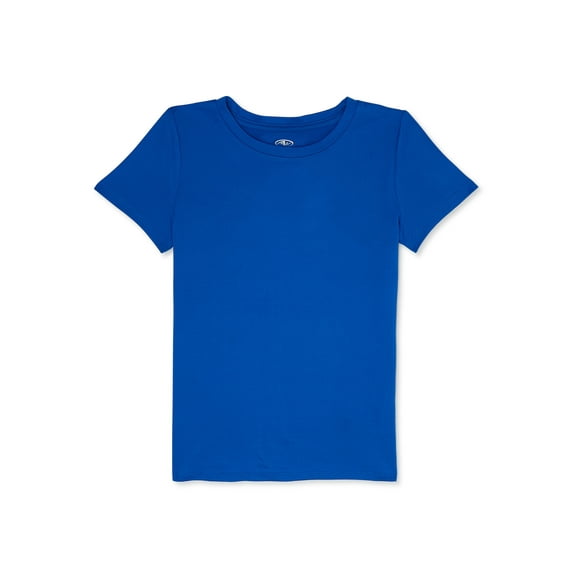 Athletic Works Girls Short Sleeve Active Cutout Tee, Sizes 4-18 & Plus