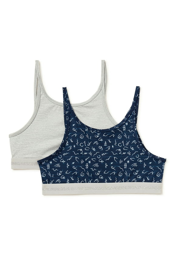 Girls Sports Bra, 2-Pack