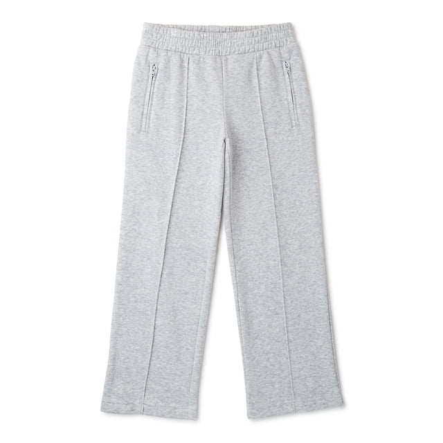 Athletic Works Girls Straight Leg Sweatpants, Sizes 418 Plus