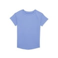 thumbnail image 1 of Athletic Works Girls T-Shirt with Short Sleeves, Sizes 4-18 & Plus, 1 of 3