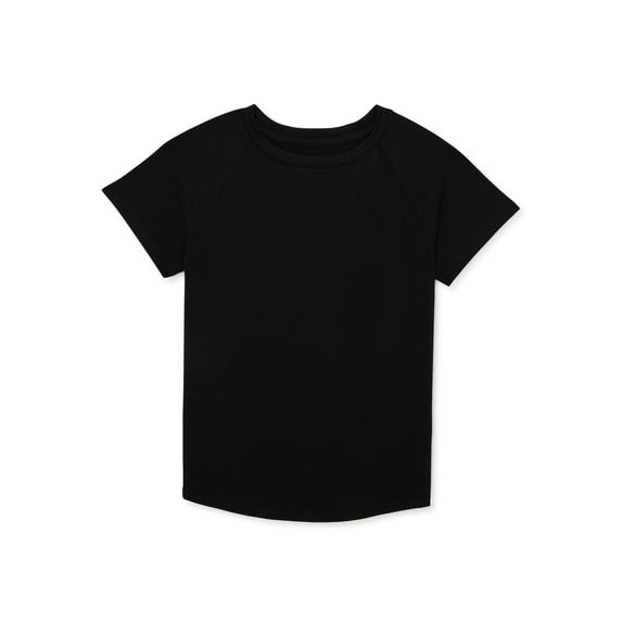 Athletic Works Girls T-Shirt with Short Sleeves, Sizes 4-18 & Plus