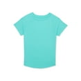 thumbnail image 1 of Athletic Works Girls T-Shirt with Short Sleeves, Sizes 4-18 & Plus, 1 of 3