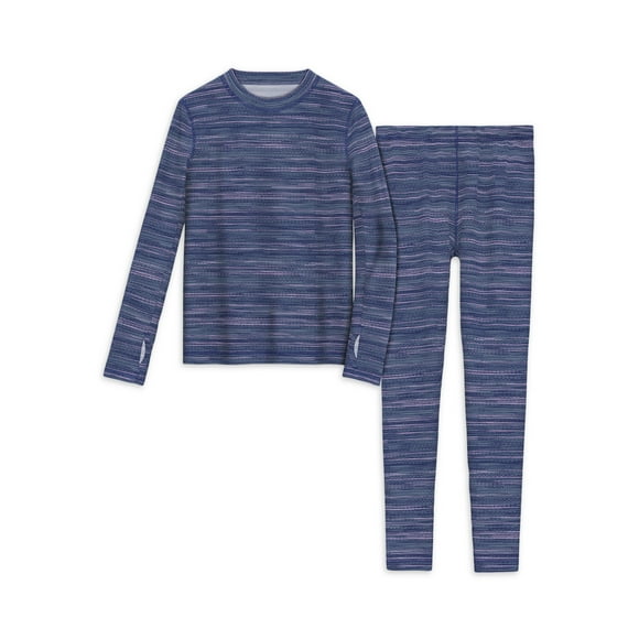 Athletic Works Girls Thermal Set, Sizes XS-2XL