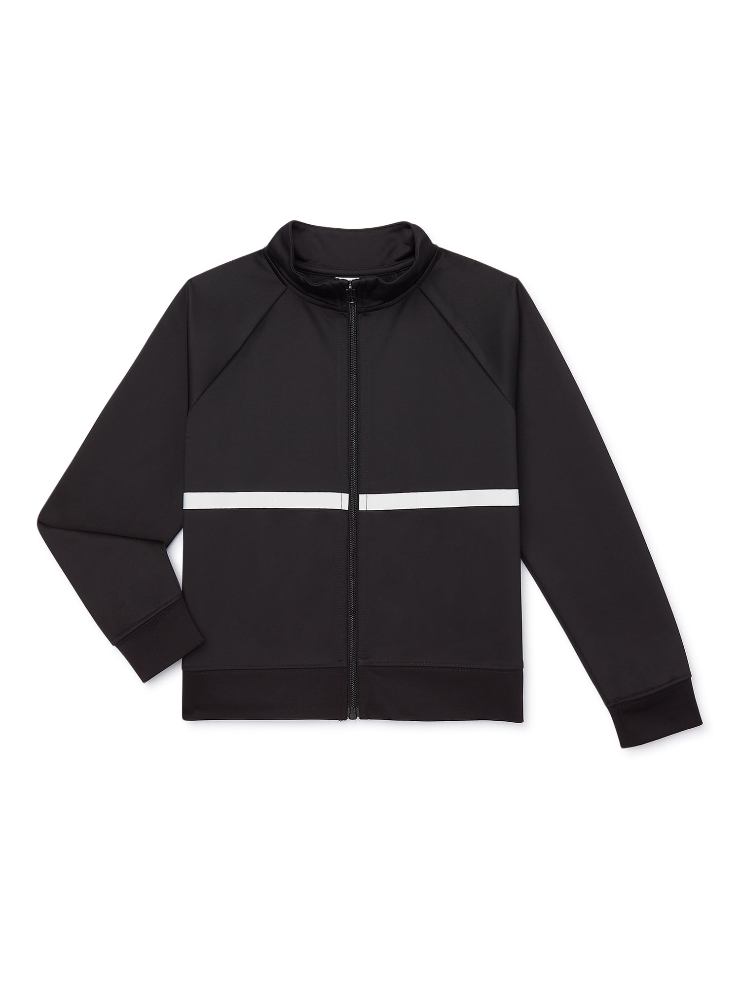 Athletic Works Girls Two Tone Sweat Jacket Sizes 4 18 Plus Walmart