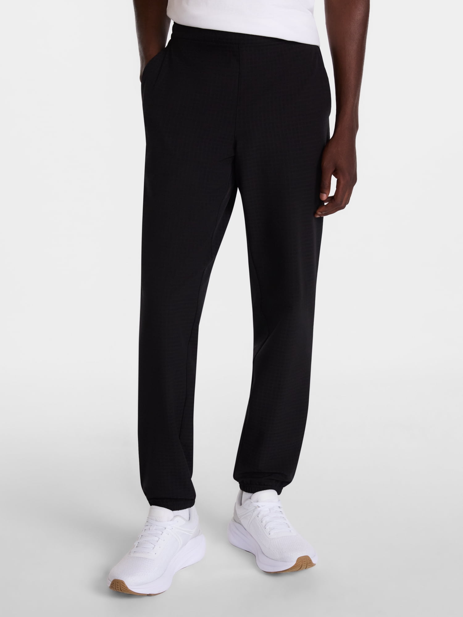 Athletic Works Men's Grid Fleece Jogger Sweatpants, Sizes XS-4XLT