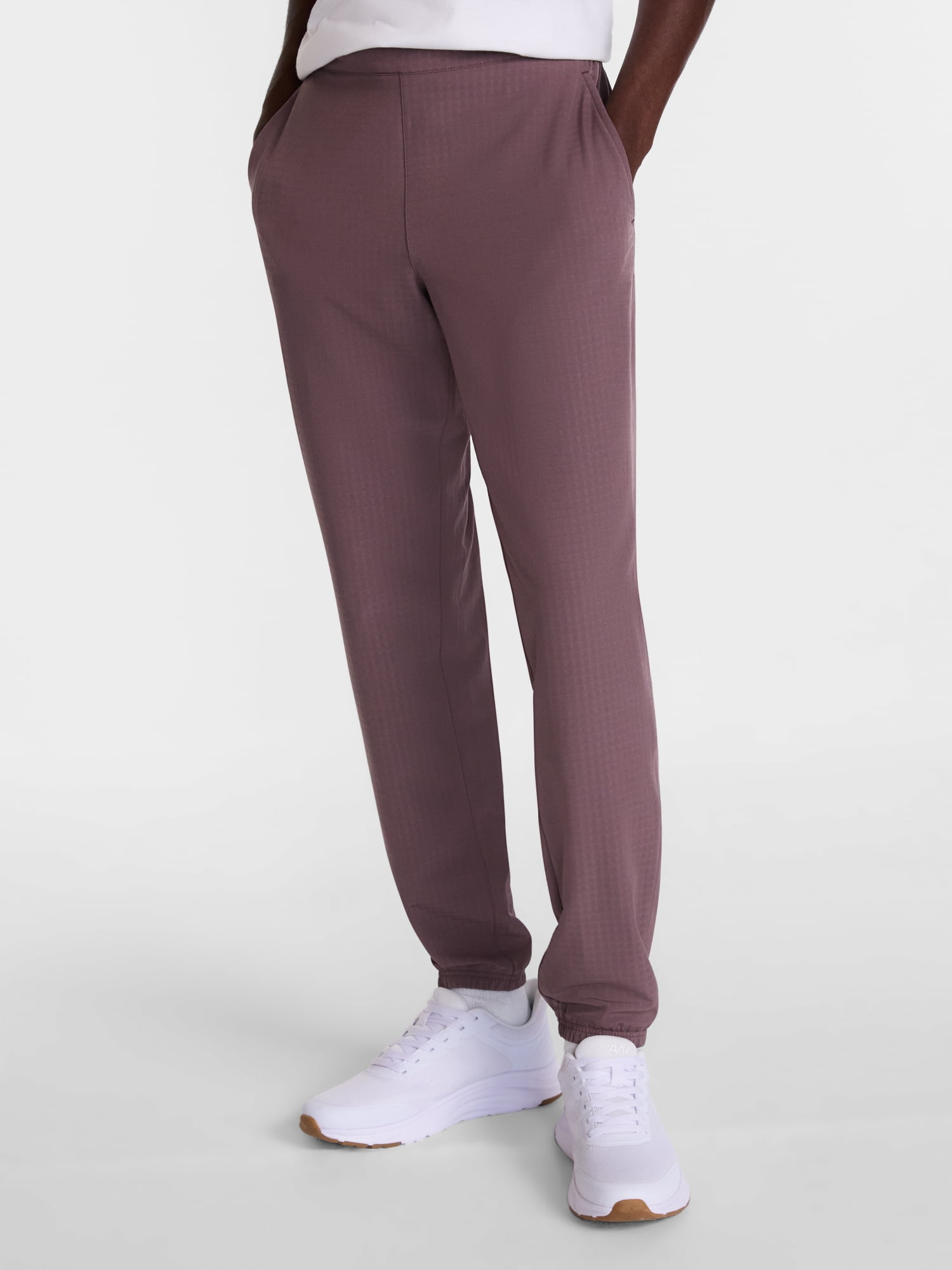 Athletic Works Men's Grid Fleece Jogger Sweatpants, Sizes XS-4XLT