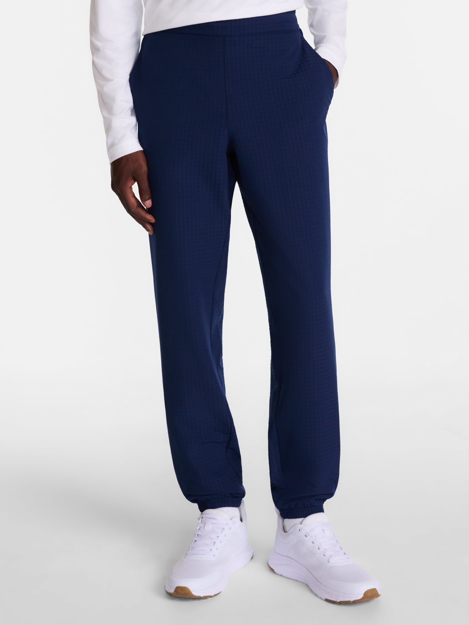 Athletic Works Men's Grid Fleece Jogger Sweatpants, Sizes XS-4XLT