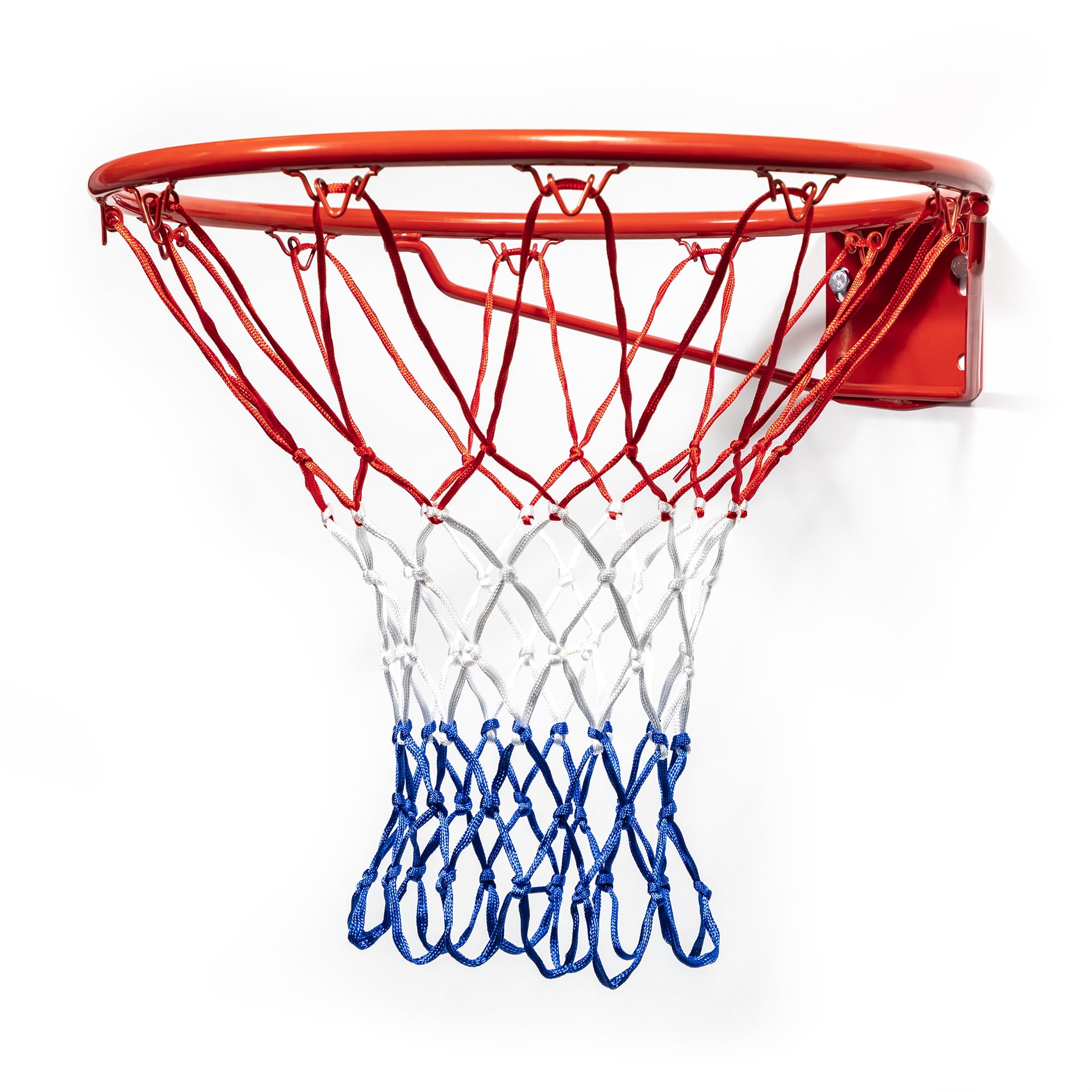 Athletic Works Heavy Duty Basketball Net, Professional Quality Nylon (Red  White and Blue) 