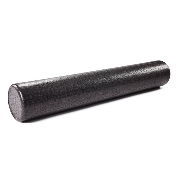 Athletic Works High-Density Exercise Foam Roller, 36 in x 6 in, Black