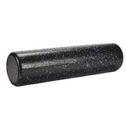 Athletic Works Exercise Foam Roller, 24 in x 6 in, Purple/Black