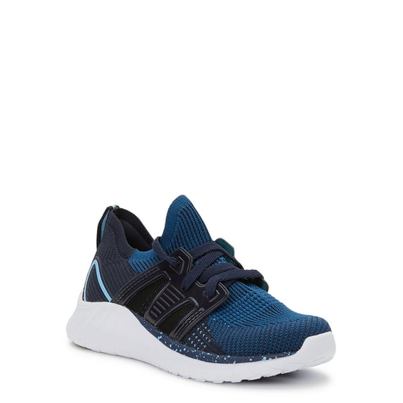 Athletic Works Little & Big Boys Knit Cage Athletic Sneakers, Sizes 13-6