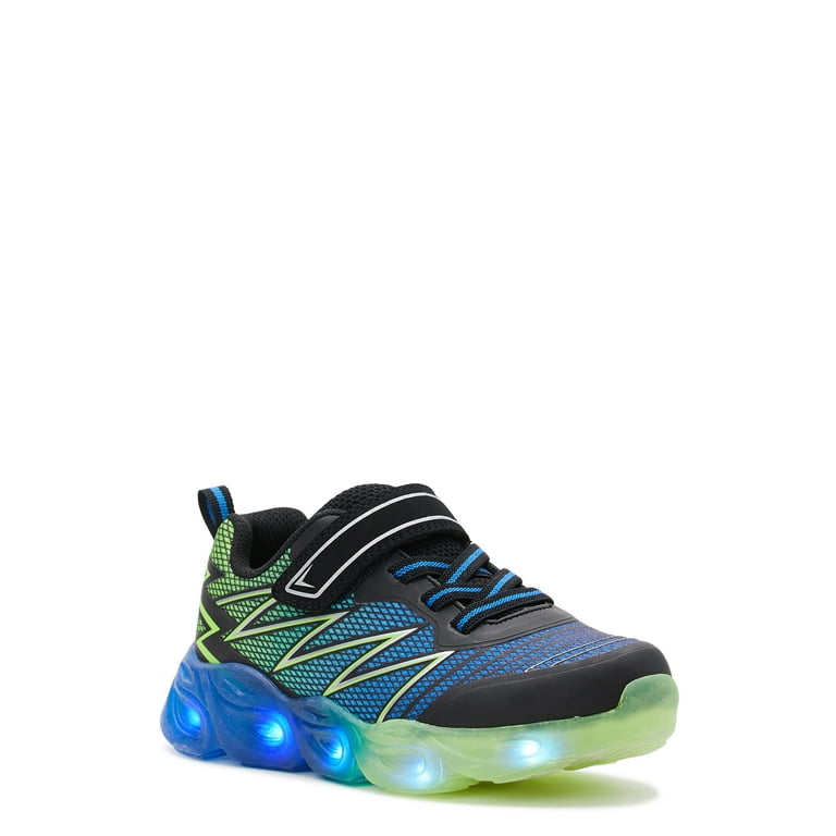 Athletic Works Little & Big Boys Light-up Athletic Sneaker, Sizes 13-4