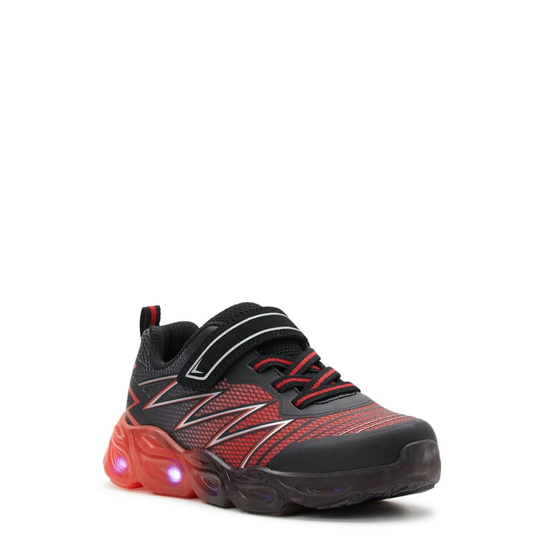 Boys red athletic shoes best sale